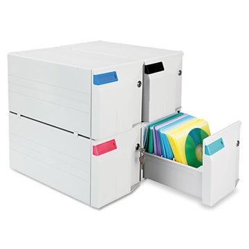 Innovera® Cd-dvd Storage Drawer, Holds 150 Discs, Light Gray freeshipping - TVN Wholesale